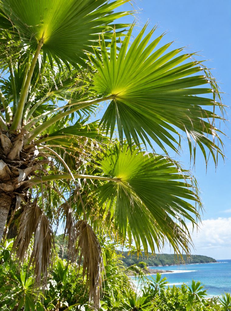 Livistona chinensis in its natural habitat (illustrative image)
